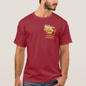 Moveable Gold Brush Zuhause Paint Spritzer T-Shirt (Vorderseite)