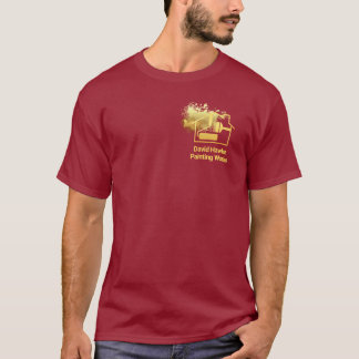 Moveable Gold Brush Zuhause Paint Spritzer T-Shirt