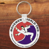 Movement World Taekwondo Schlüsselanhänger (Vorderseite)