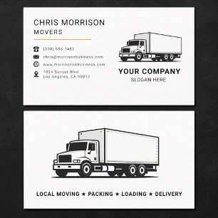 Movers Truck Service Visitenkarte