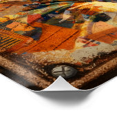 Movie Actor Lee Van Cleef Poster (Ecke)