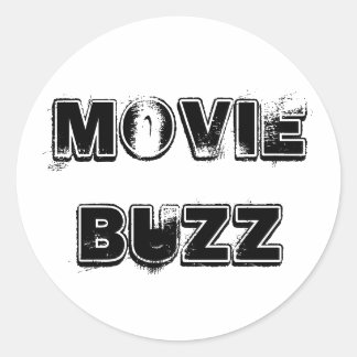 Movie Buzz Runder Aufkleber