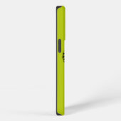 Movie cameraman vintage lime green  iPhone hülle (Rechte Seite)