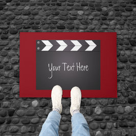 Movie Chalkboard Clapperboard Fußmatte