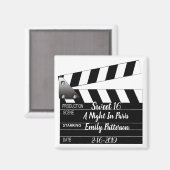 Movie Clapper Besondere Anlass Magnet (Vorderseite/Rückseite)