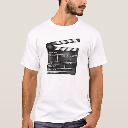 Movie Clapper Board T - Shirt (Vorderseite)