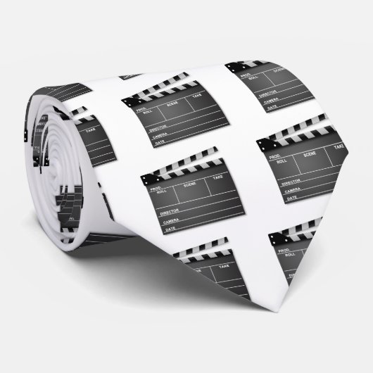 Movie Clapper Krawatte (Gerollt)