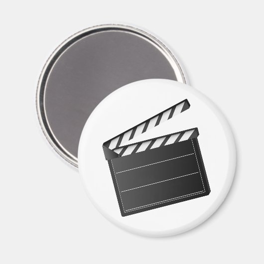 Movie Clapper Magnet (Vorderseite/Rückseite)