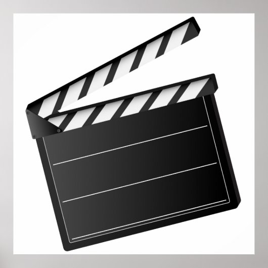 Movie Clapper Poster (Vorne)