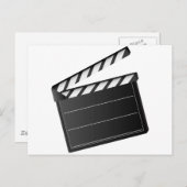 Movie Clapper Postkarte (Vorne/Hinten)