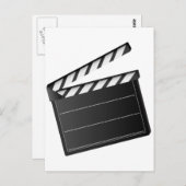 Movie Clapper Postkarte (Vorne/Hinten)