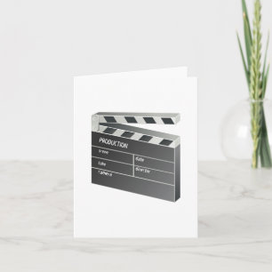 Movie Clapperboard Karte