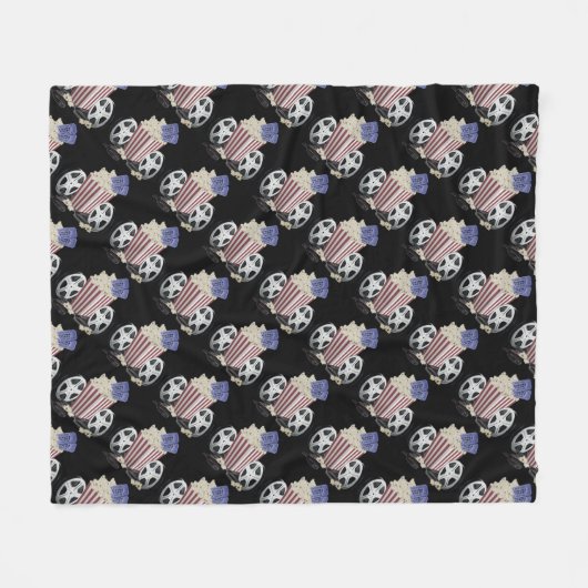 Movie Classics Binge Watching Fleecedecke (Vorderseite (Horizontal))