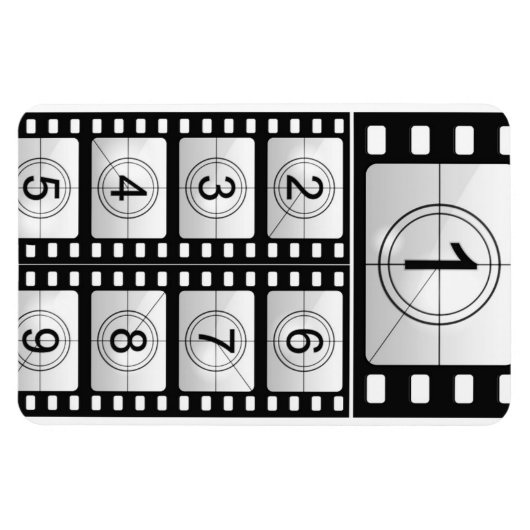"Movie Countdown" Flexible Magnet (Horizontal)