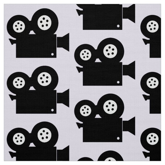 MOVIE-KAMERA-PATTERN-DESIGN FÜR FILMBUFFS STOFF (Muster)