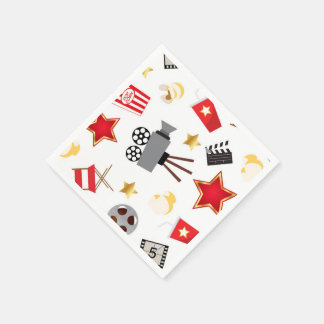 Movie Lover Pattern Serviette