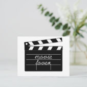 Movie Lover Tshirt Postkarte (Stehend Vorderseite)