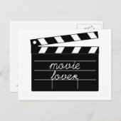 Movie Lover Tshirt Postkarte (Vorne/Hinten)