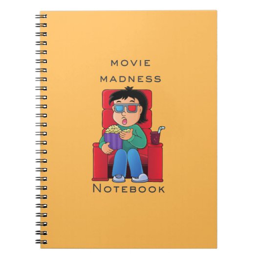 Movie Madness Notebook Notizblock (Vorderseite)