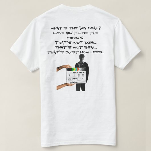 Movie Magic Zac Greer T-Shirt (Design Rückseite)