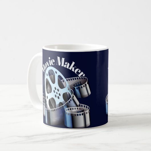 Movie Maker Tasse (Vorderseite Links)