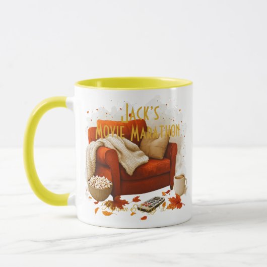 Movie Marathon Tasse - Popcorn & Cosy Vibes Editio (Links)