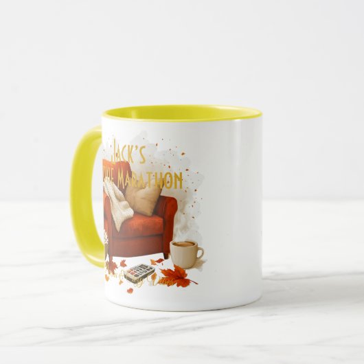 Movie Marathon Tasse - Popcorn & Cosy Vibes Editio (Vorderseite Links)