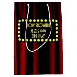 Movie Marquee Velvet Vorhang Personalisierte Gesch Mittlere Geschenktüte