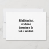 Movie Marquis Einladung (Rückseite)