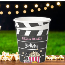 Movie Night Birthday Party For Girls