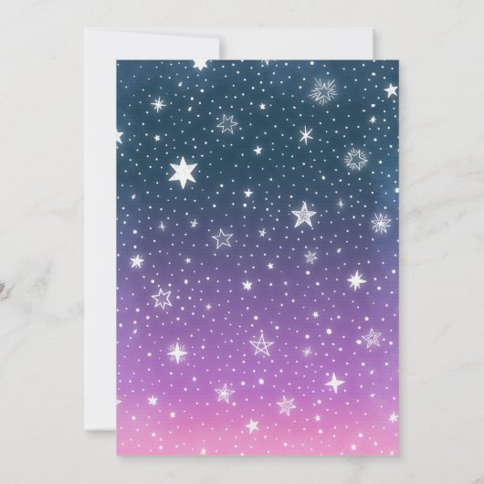 Movie Night Birthday Party Movie Sleepover Popcorn Einladung (Rückseite)