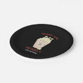 Movie Night Birthday Party Popcorn Niedlich Pappteller (Schrägansicht)