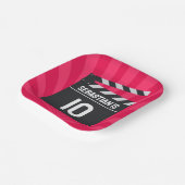 Movie Night Clapperboard Geburtstagsparty Pappteller (Gewinkelt)