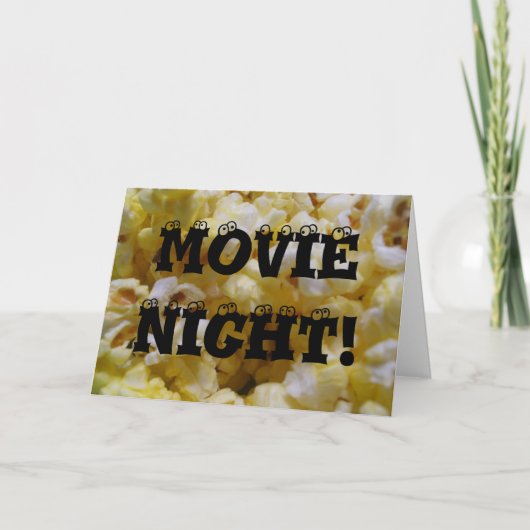 Movie Night! Einladung (Vorderseite)