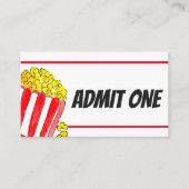 Movie night gibt ein Ticket zu Gunsten Karteneinsa Begleitkarte (Vorderseite)