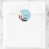 Movie Night Gunst Sticker oder Umschlag Aufkleber (Tasche)
