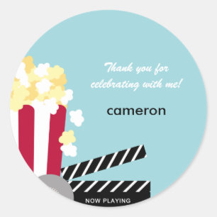 Movie Night Gunst Sticker oder Umschlag Aufkleber