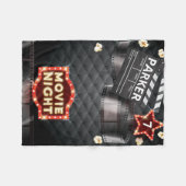 Movie Night Luxury Personalisiert Fleecedecke (Vorderseite (Horizontal))