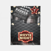 Movie Night Luxury Personalisiert Fleecedecke (Vorderseite)