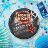 Movie Night Luxury Personalisiert Pappteller (Party)