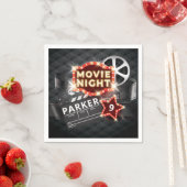 Movie Night Luxury Personalisiert Serviette (Beispiel)