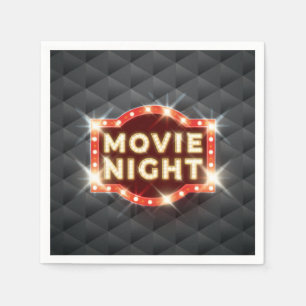 Movie Night Luxus Serviette