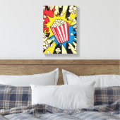 Movie Night Munchies Leinwanddruck (Insitu (Schlafzimmer))