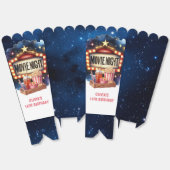 Movie Night Popcorn Kindergeburtstag Geschenkschachtel (Ungeklappt)