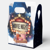 Movie Night Popcorn Kindergeburtstag Geschenkschachtel (Geöffnet)