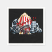 Movie Night Popcorn Serviette (Vorderseite)