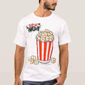 *Movie Night* Popcorn Tub T - Shirt (Vorderseite)