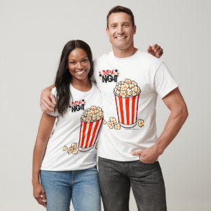 *Movie Night* Popcorn Tub T - Shirt