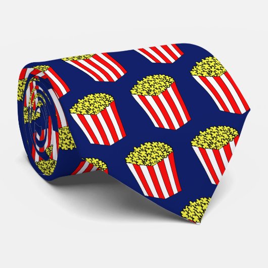 Movie Popcorn Krawatte (Gerollt)