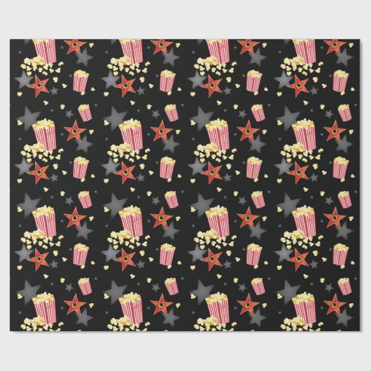 Movie Popcorn Packpapier (Flach)
